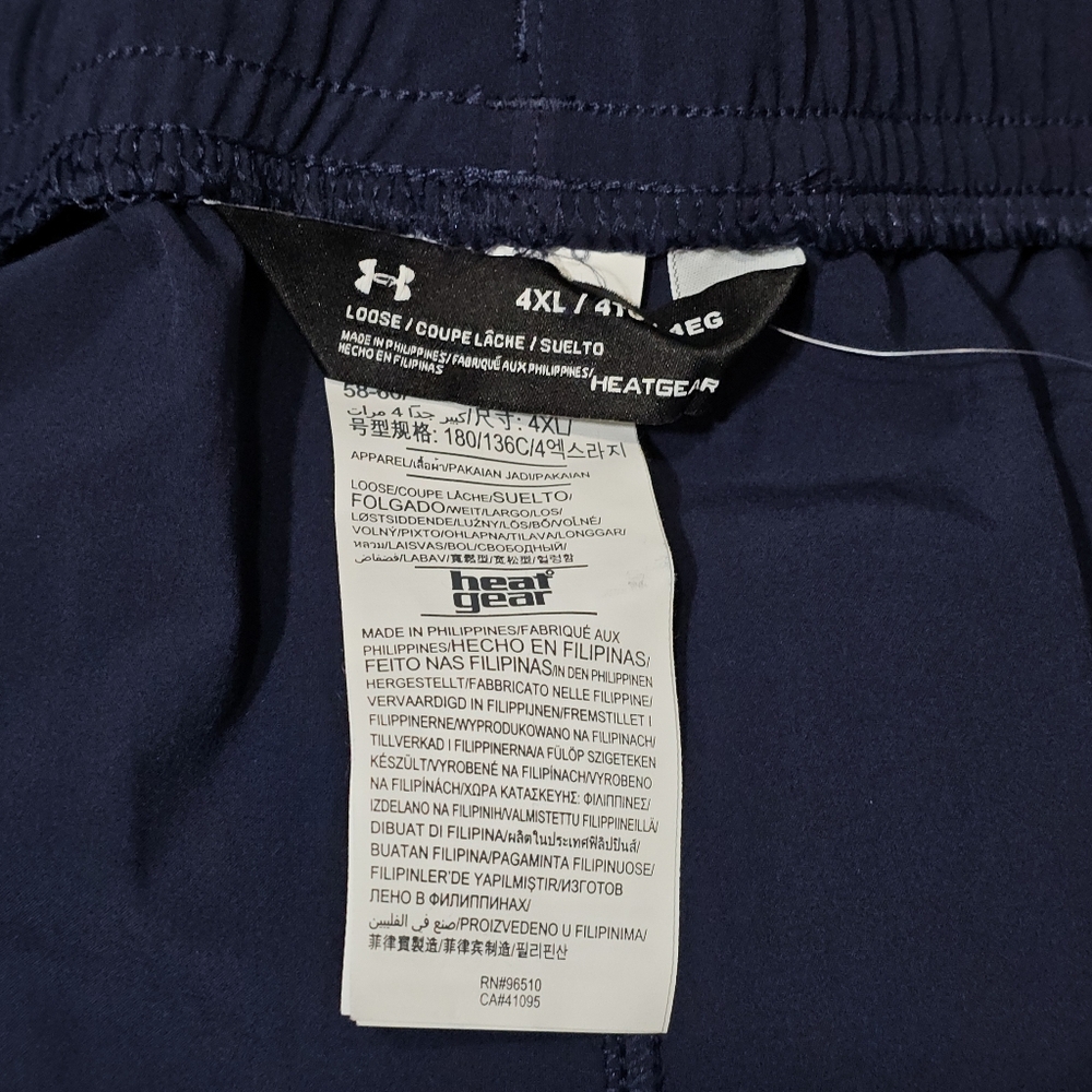 UNDER ARMOUR UA Squad Woven Warm-Up Pant 1293912 Midnight Blue Mens 4XL - Picture 3 of 4
